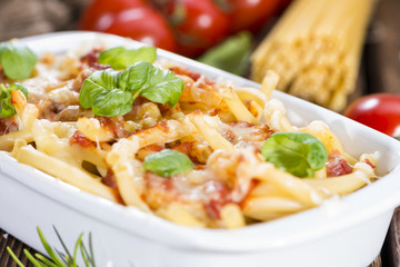 Fresh made Pasta Bake