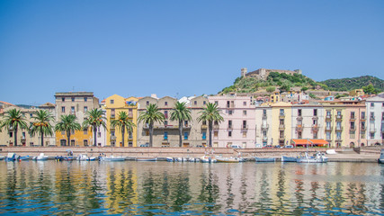 Bosa e il fiume Temo in Sardegna