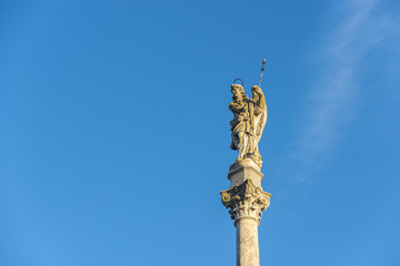 Saint Raphael Triumph statue in Cordoba, Spain.