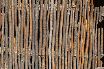 Old wooden fence