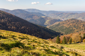 Sommets des Vosges en automne