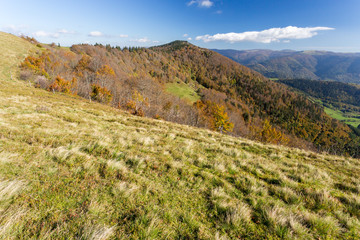Sommets des Vosges en automne