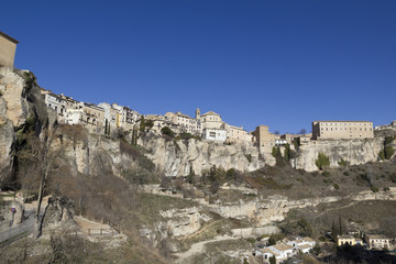 Fototapeta na wymiar Panoramic of Cuenca, Spain.