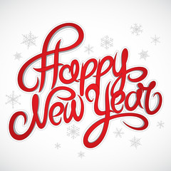 Happy New Year Hand Lettering