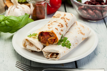 Mexican burritos