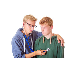 Teenager mit Herzklopfen