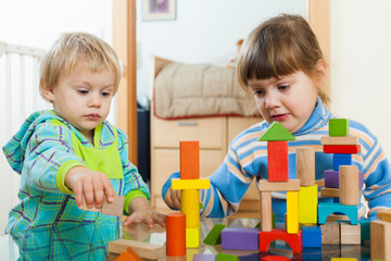 Two serious children  in home