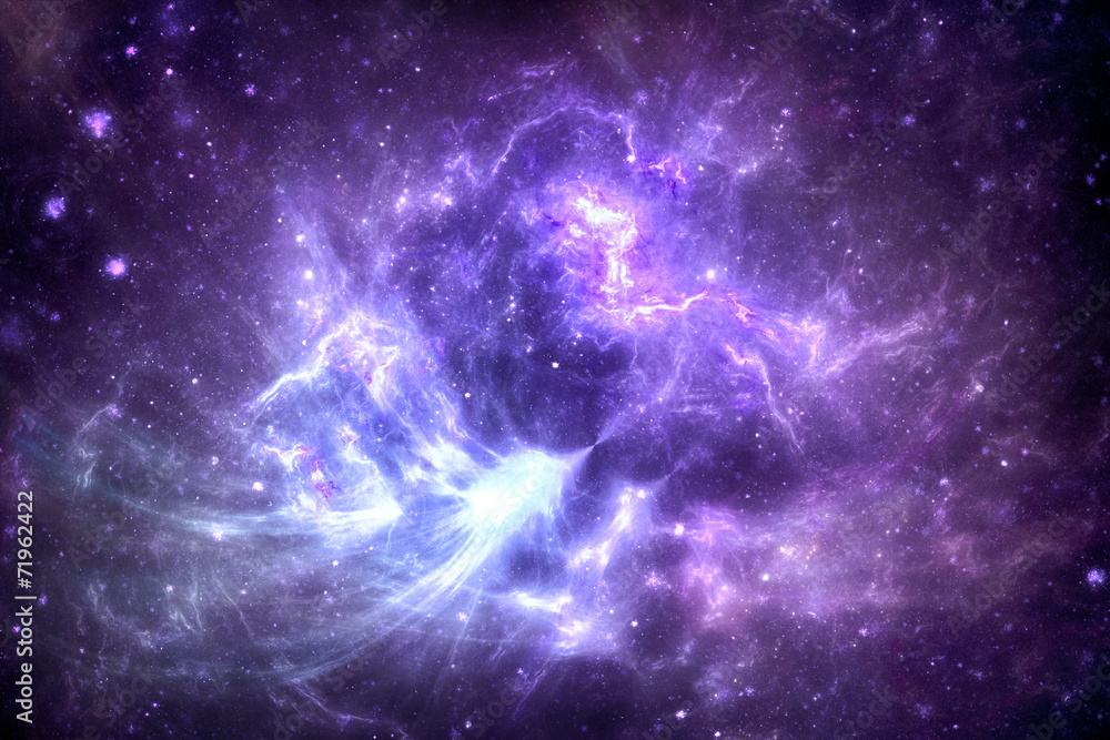 Canvas Prints deep space nebula