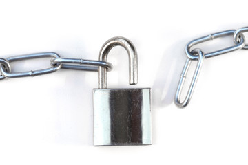Lock and chain