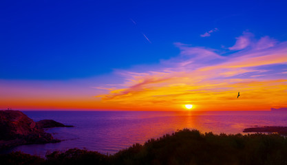 Fototapeta na wymiar colorful sunset