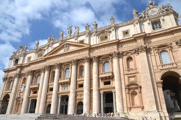 Fototapeta na wymiar Bazylika św. Piotra w Rzymie