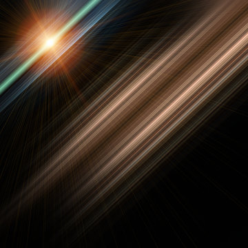 Futuristic stripe background design with light