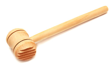 Wooden meat hammer