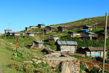 Fototapeta na wymiar Ardahan Köyleri