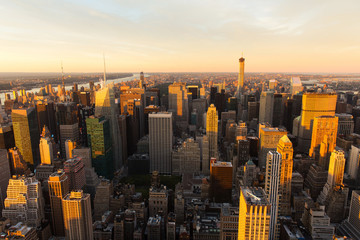 Fototapeta premium NYC at sunset