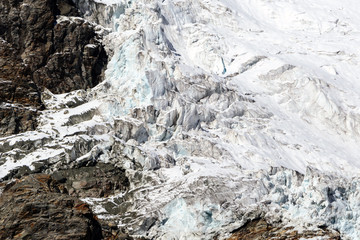 Fototapeta na wymiar Ghiacciaio del Mont Tabel - Valle d'Aosta