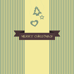 Christbaumschmuck vintage Streifen