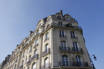 Fototapeta na wymiar Immeuble ancien de l'île de la Cité à Paris