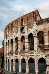 Fototapeta premium The Iconic, the legendary Coliseum of Rome, Italy