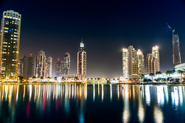 Obraz premium Dubai downtown. East, United Arab Emirates architecture