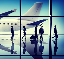 Business People Travel Airport Concepts