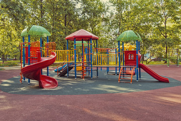 children playground in the park