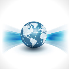communication world & technology business  flow motion isolate