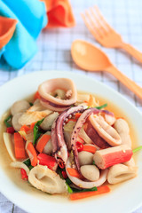 spicy seafood salad