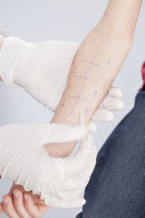 Child suffering from allergy