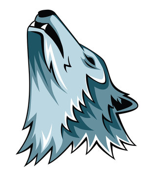 recommend clip art: wolf howling