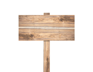 Old wooden sign