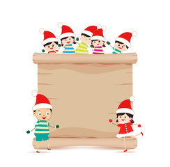 happy kids parchment sign