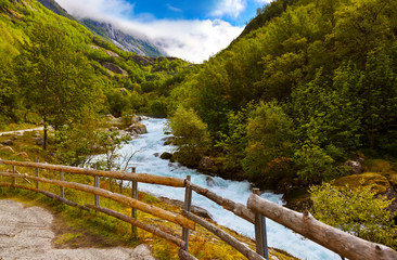 River near Briksdal glacier - Norway