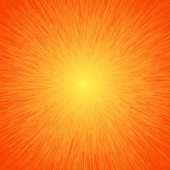 Energy Light Abstract Background In Orange Colors