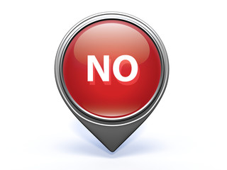 no pointer icon on white background