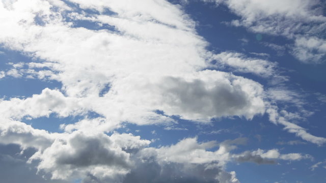 summer cloudscape timelapse footage,  1080 video