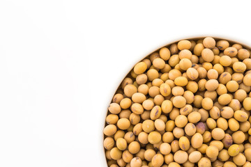 Soybean isolated on white background