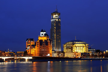 Obraz premium Moscow at night