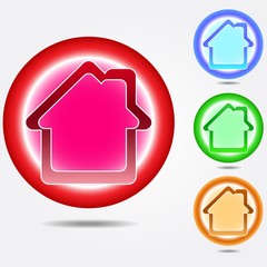 Home sign icon. Navigation symbol.