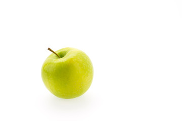 Green apple isolated on white