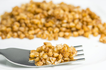 Buchweizen gekocht, ganz