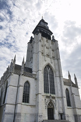 Fototapeta na wymiar Chapel Church (Notre-Dame de la Chapelle), Brussels, Belgium