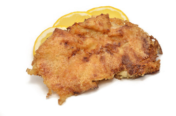 Schnitzel im Käsemantel