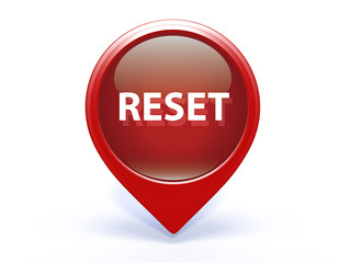 reset pointer icon on white background