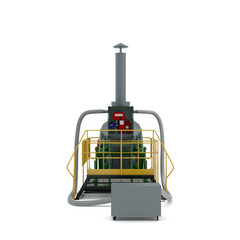 Equipment on a white background, isolated