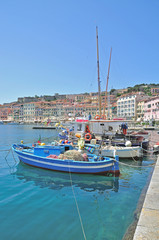im Hafen von Portoferraio auf der Insel Elba