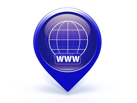 www pointer icon on white background