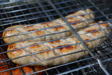 barbecue sausages