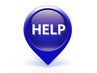 help pointer icon on white background