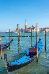 Gondola with San Giorgio Maggiore island